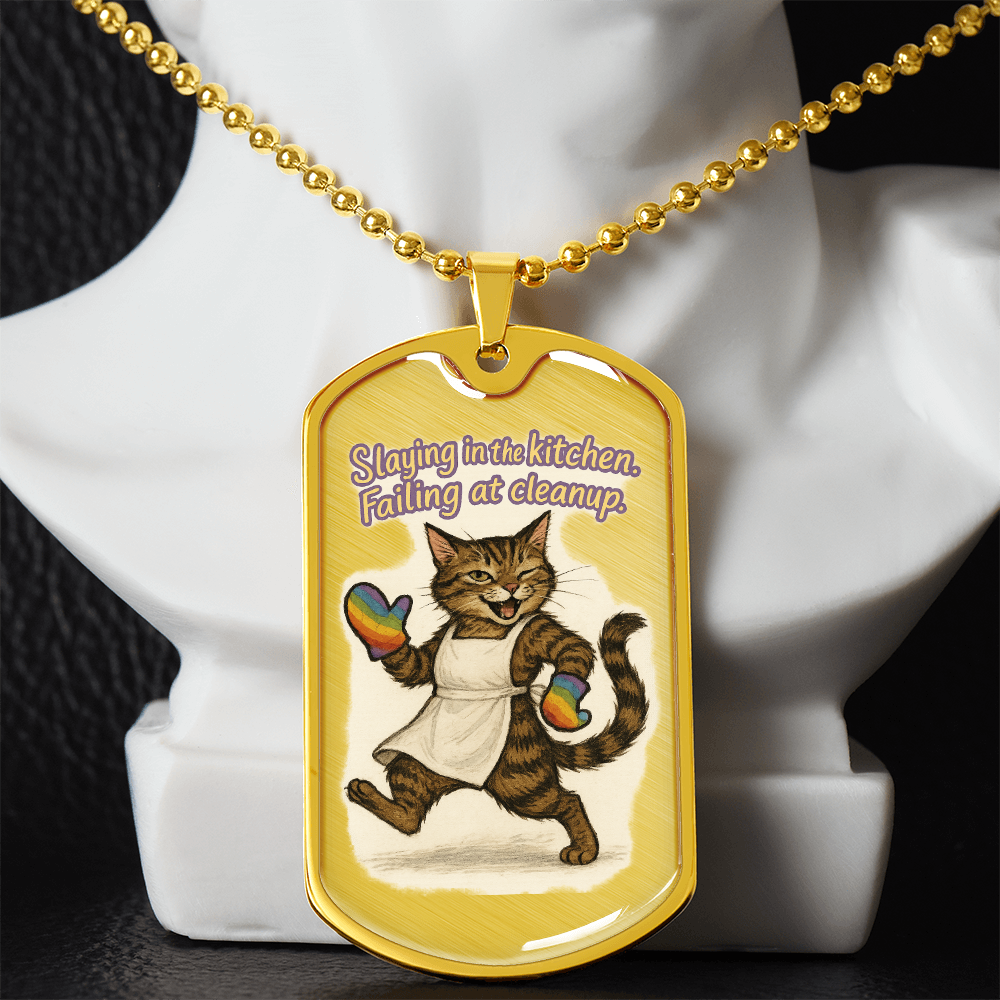 Pride Necklace Custom Name| Dog Tag Chain | Custom Dog Tag