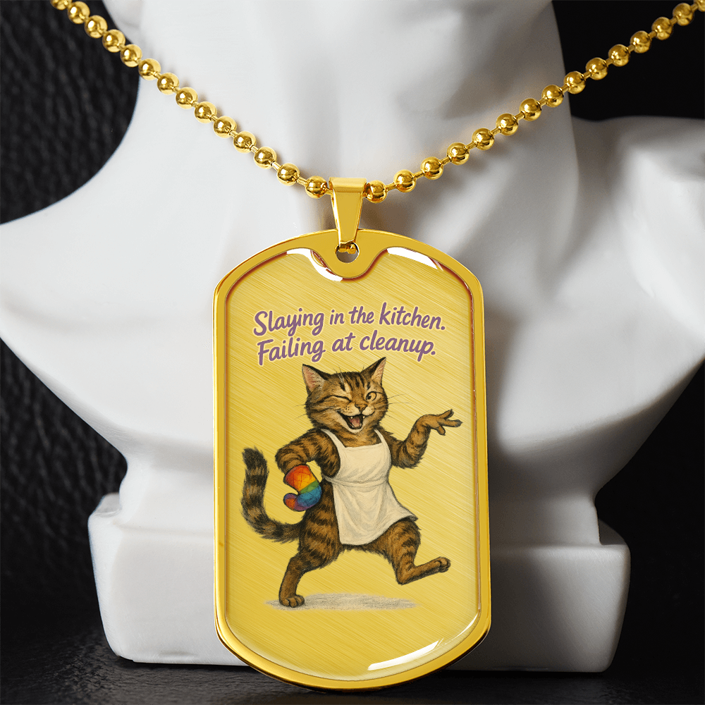 Pride Necklace Custom Name| Dog Tag Chain | Custom Dog Tag