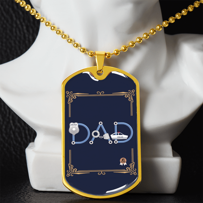 Father gift retirement personalized custom tag