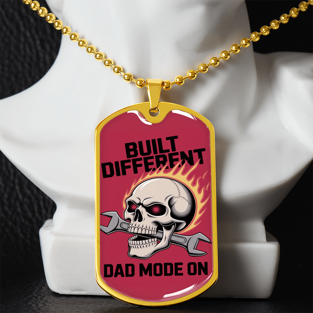 Father gift retirement personalized tag custom necklace fine jewelry