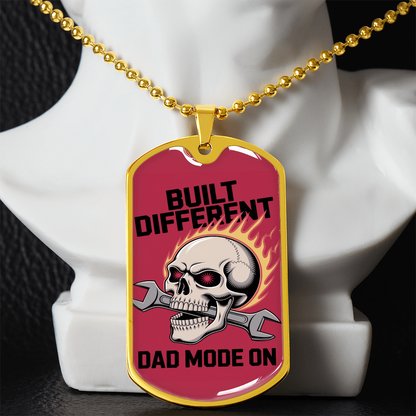 Father gift retirement personalized tag custom necklace fine jewelry