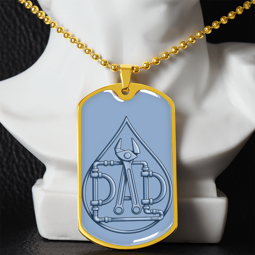Father gift retirement personalized custom necklace fine jewelry