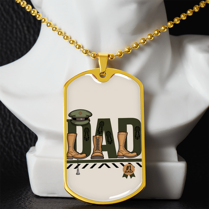 Father gift retirement personalized custom necklace fine jewelry