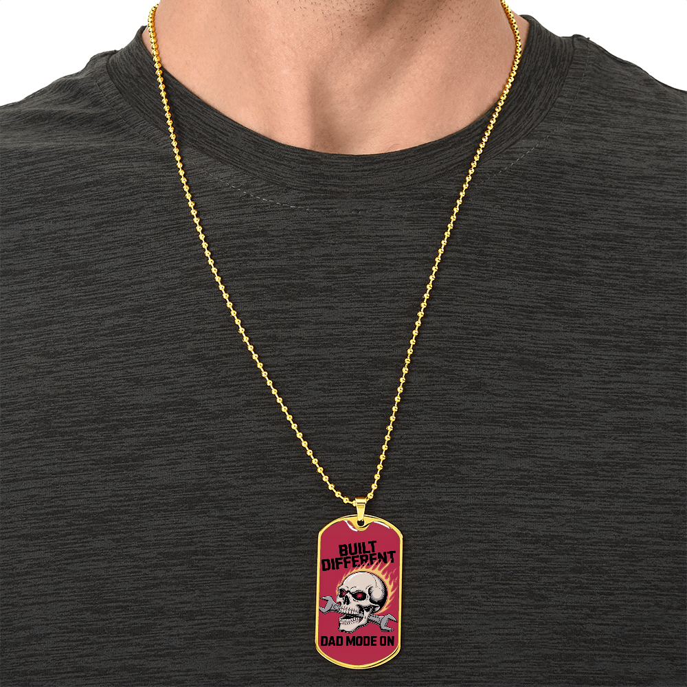 Father gift retirement personalized tag custom necklace fine jewelry