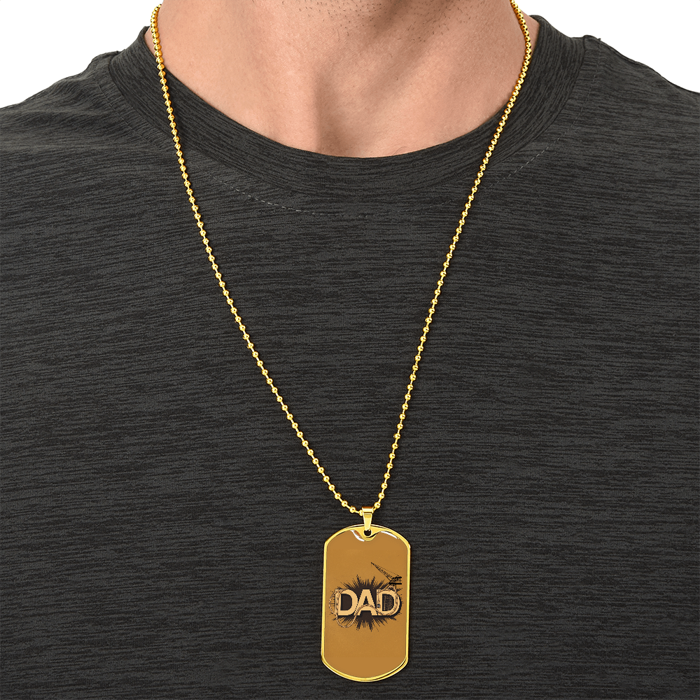 Dad gift retirement personalized coustum necklace