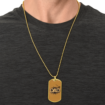 Dad gift retirement personalized coustum necklace