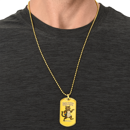 Pride Necklace Custom Name| Dog Tag Chain | Custom Dog Tag