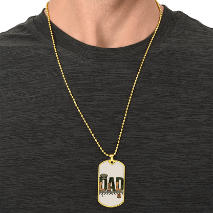 Father gift retirement personalized custom necklace fine jewelry
