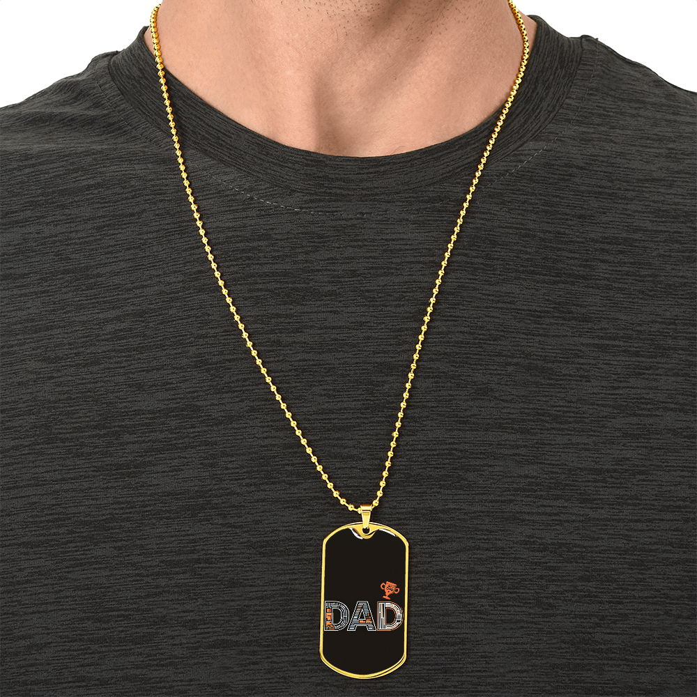 Father gift retirement personalized custom necklace fine jewelry