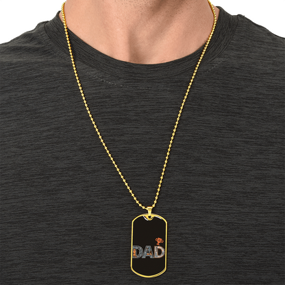 Father gift retirement personalized custom necklace fine jewelry
