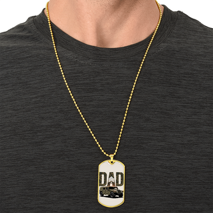 Father gift retirement custom personalized necklace fine jewelry
