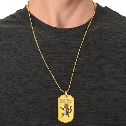 Pride Necklace Custom Name| Dog Tag Chain | Custom Dog Tag