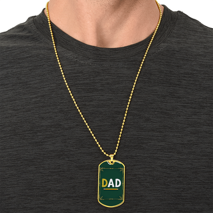 Father gift retirement personalized custom necklace fine jewelry