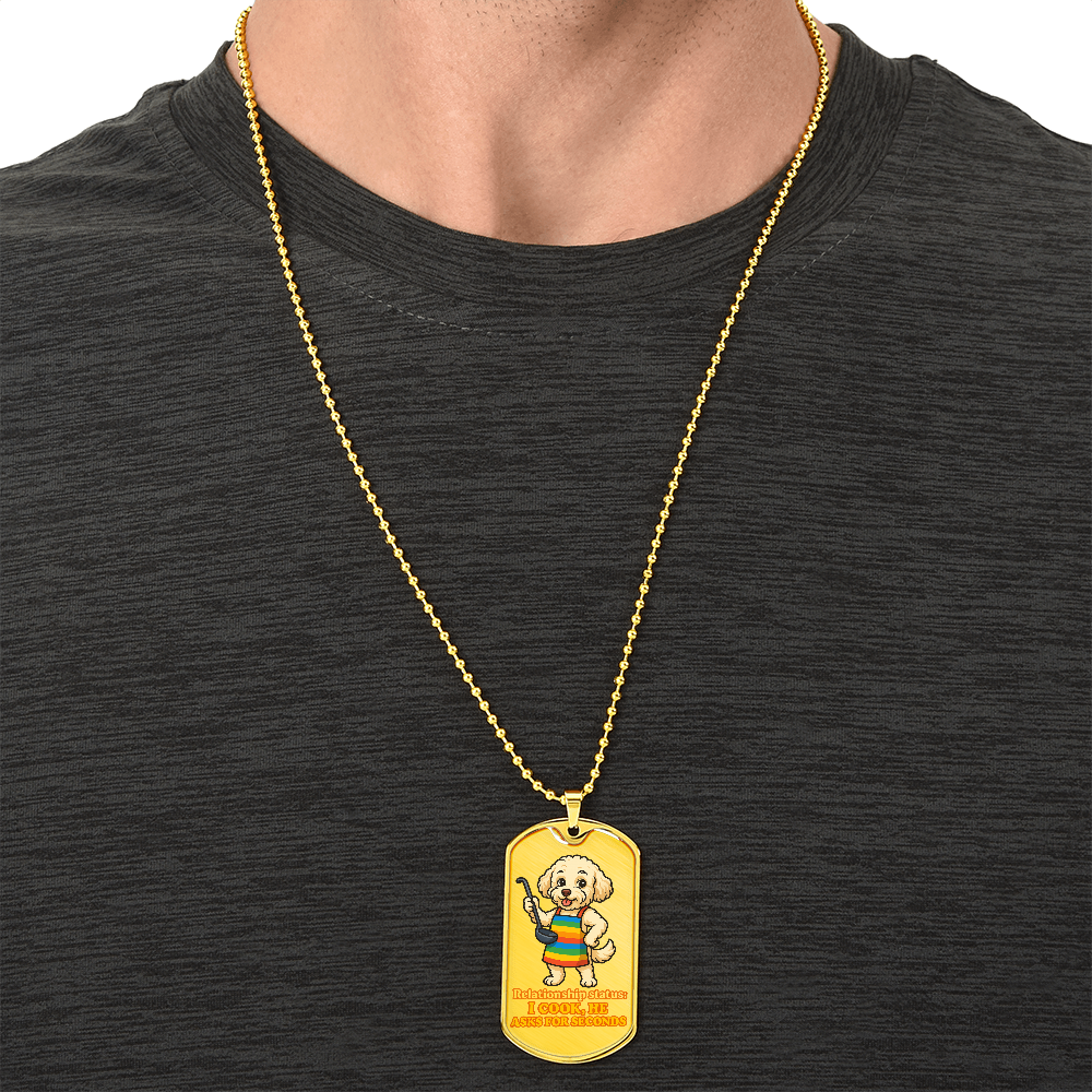Pride Necklace Custom Name| Dog Tag Chain | Custom Dog Tag