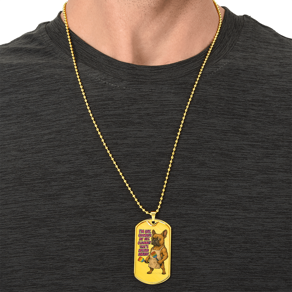 Pride Necklace Custom Name| Dog Tag Chain | Custom Dog Tag