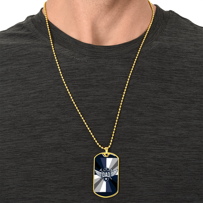 Father gift retirement personalized custom necklace fine jewelry
