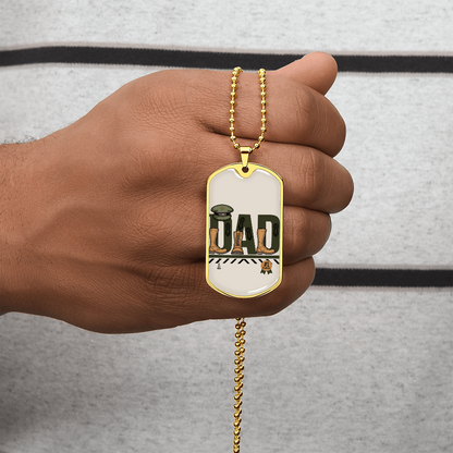 Father gift retirement personalized custom necklace fine jewelry