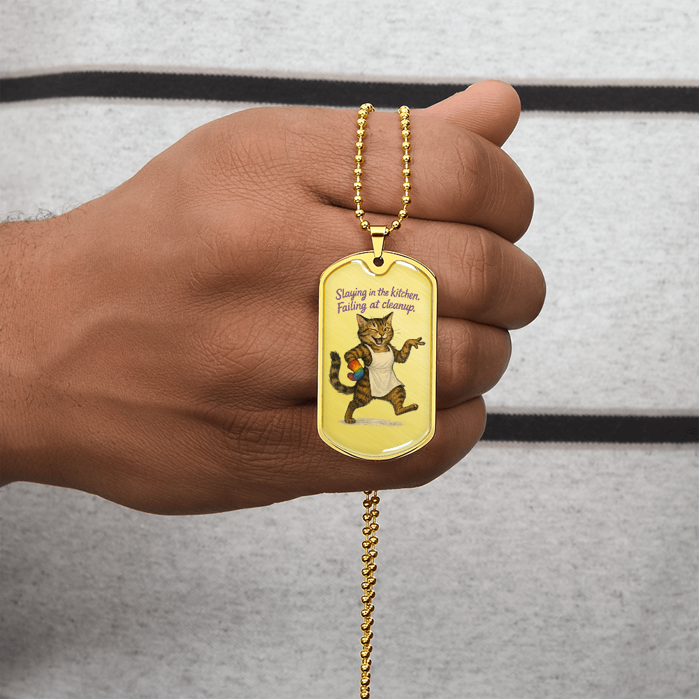 Pride Necklace Custom Name| Dog Tag Chain | Custom Dog Tag