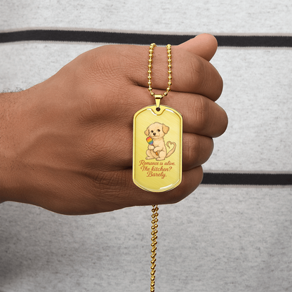 Pride Necklace Custom Name| Dog Tag Chain | Custom Dog Tag