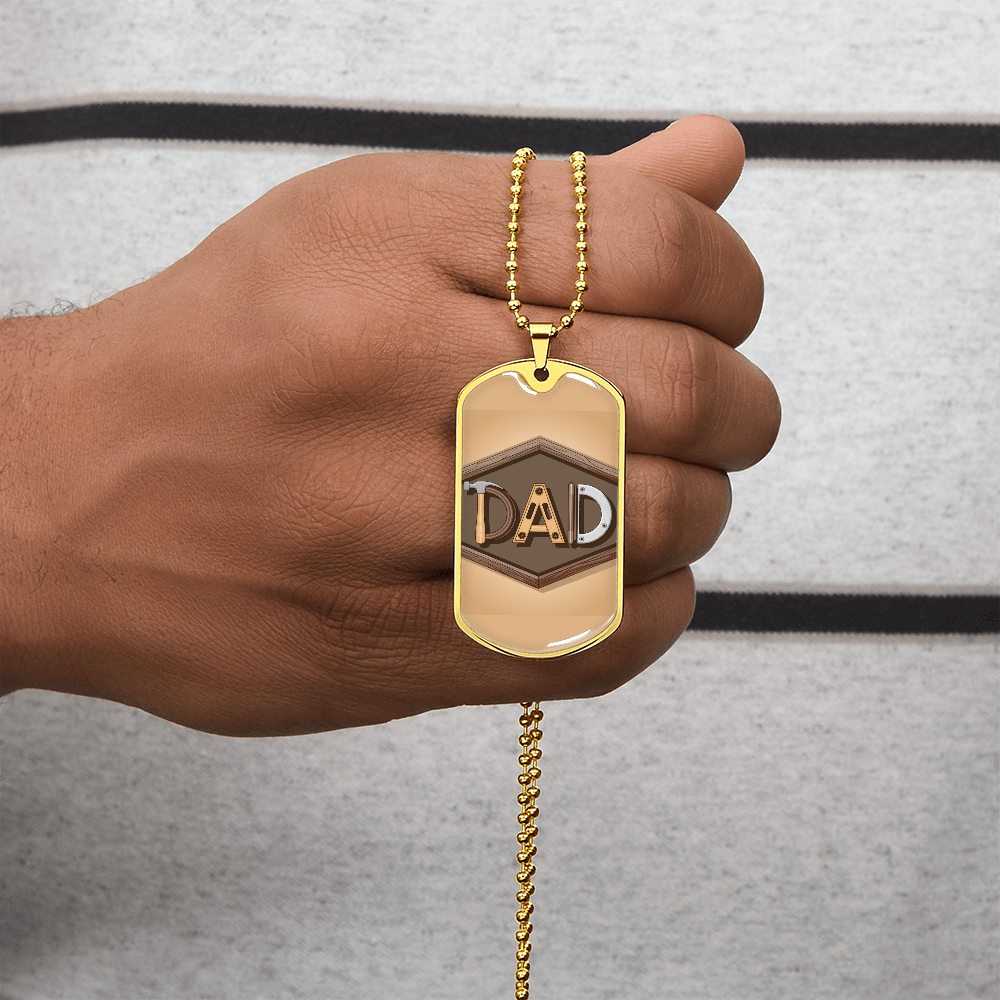 Father gift retirement personalized custom necklace fine jewelry