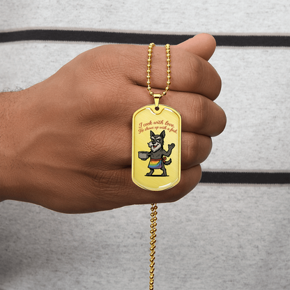 Pride Necklace Custom Name| Dog Tag Chain | Custom Dog Tag