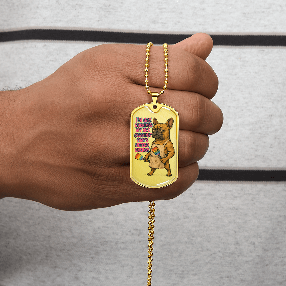 Pride Necklace Custom Name| Dog Tag Chain | Custom Dog Tag