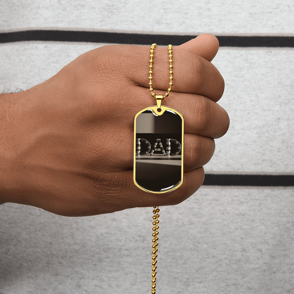 Father gift retirement personalized custom necklace fine jewelry