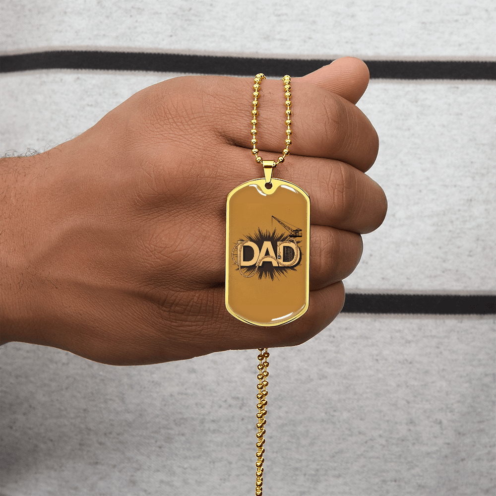 Dad gift retirement personalized coustum necklace