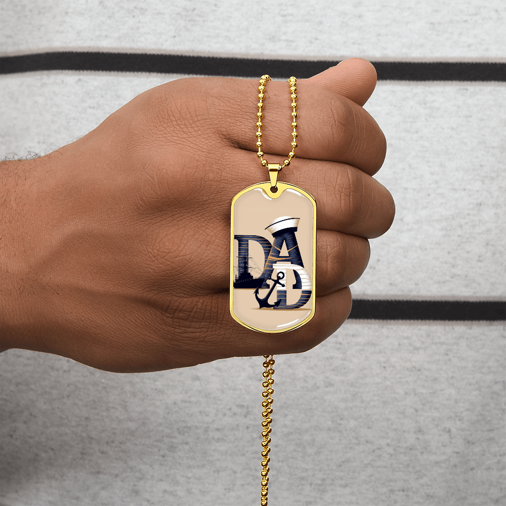 Father gift retirement personalized custom necklace fine jewelry