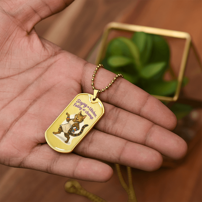 Pride Necklace Custom Name| Dog Tag Chain | Custom Dog Tag
