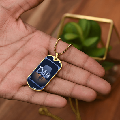 Father gift retirement custom personalized necklace fine jewelry