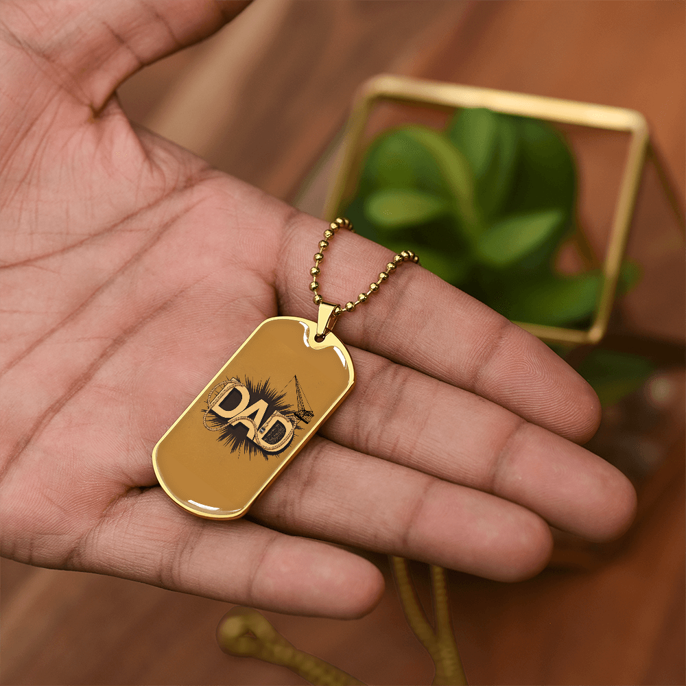 Dad gift retirement personalized coustum necklace