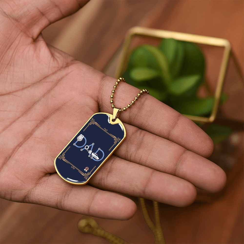 Father gift retirement personalized custom tag