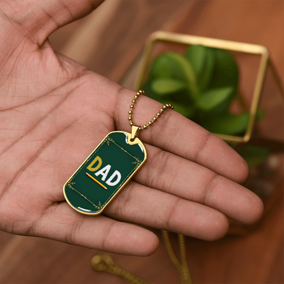 Father gift retirement personalized custom necklace fine jewelry