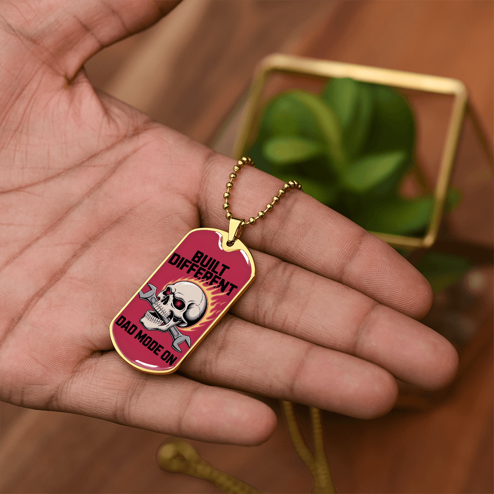 Father gift retirement personalized tag custom necklace fine jewelry