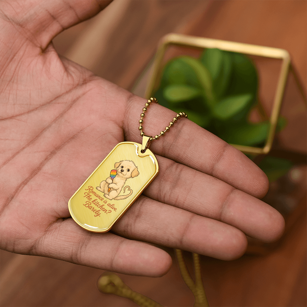 Pride Necklace Custom Name| Dog Tag Chain | Custom Dog Tag