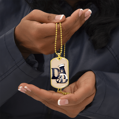 Father gift retirement personalized custom necklace fine jewelry