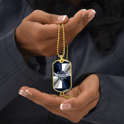 Father gift retirement personalized custom necklace fine jewelry