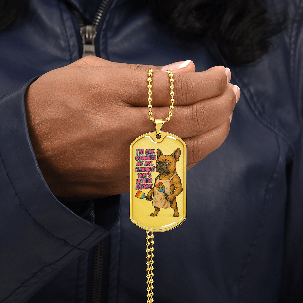 Pride Necklace Custom Name| Dog Tag Chain | Custom Dog Tag