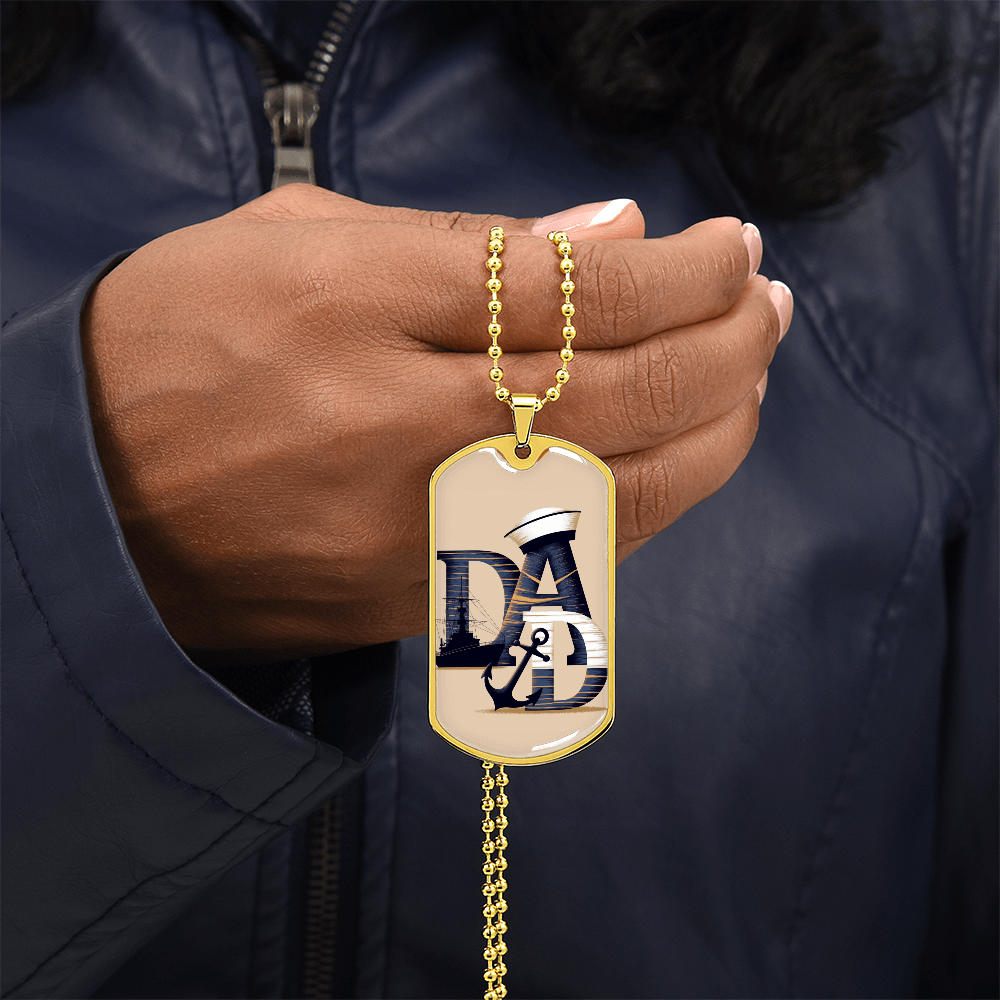 Father gift retirement personalized custom necklace fine jewelry