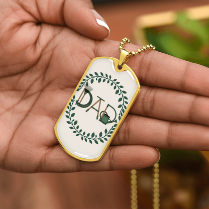 Father gif retirement personalized custom necklace fine jewelry