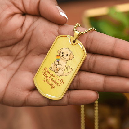 Pride Necklace Custom Name| Dog Tag Chain | Custom Dog Tag