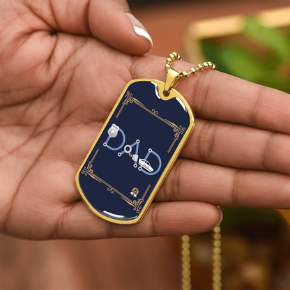 Father gift retirement personalized custom tag
