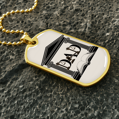 Father gift retirement personalized custom necklace fine jewelry