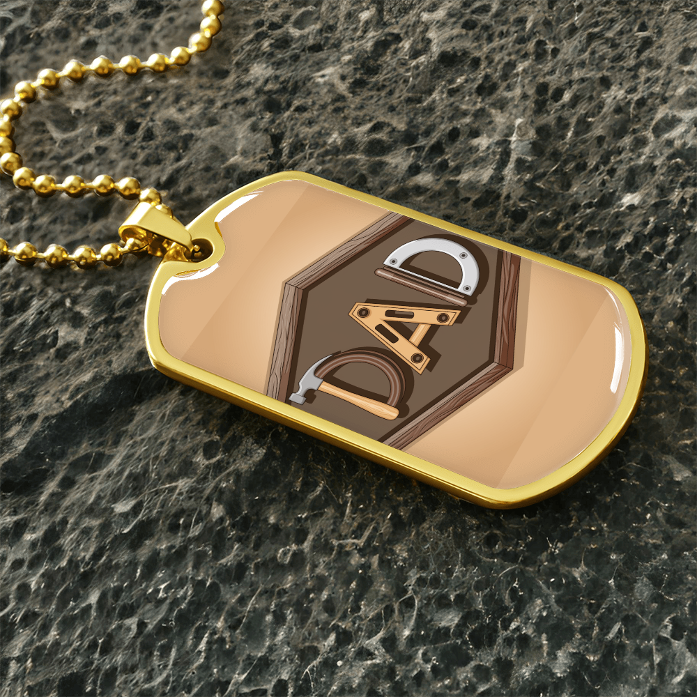 Father gift retirement personalized custom necklace fine jewelry