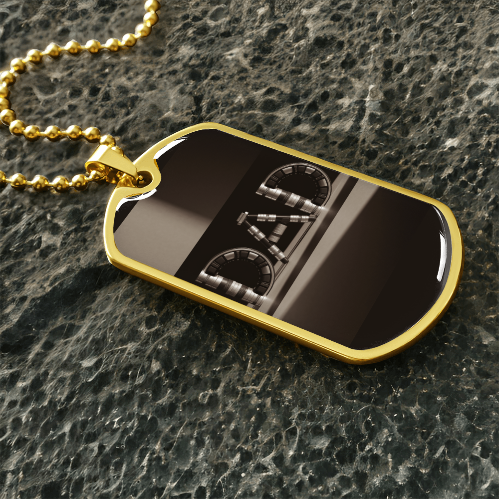 Father gift retirement personalized custom necklace fine jewelry