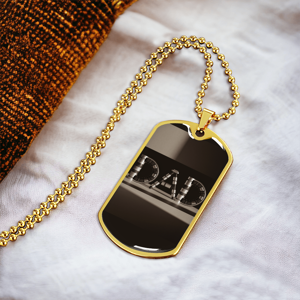 Father gift retirement personalized custom necklace fine jewelry