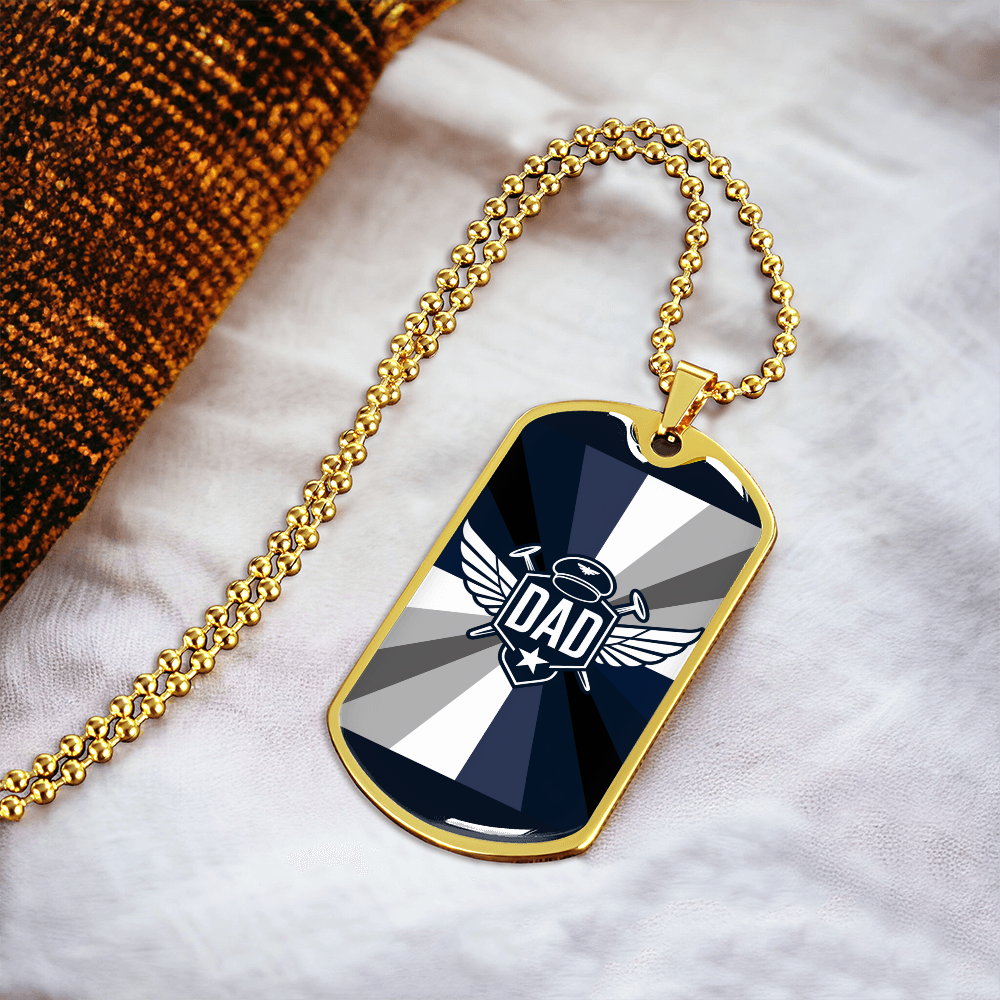 Father gift retirement personalized custom necklace fine jewelry