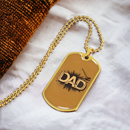 Dad gift retirement personalized coustum necklace