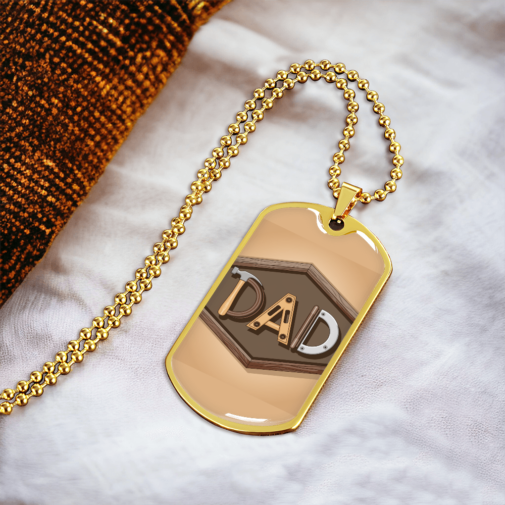 Father gift retirement personalized custom necklace fine jewelry